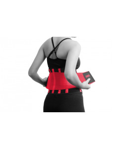 Пояс компресійний MadMax MFA-277 Slimming belt Black/rubine red M