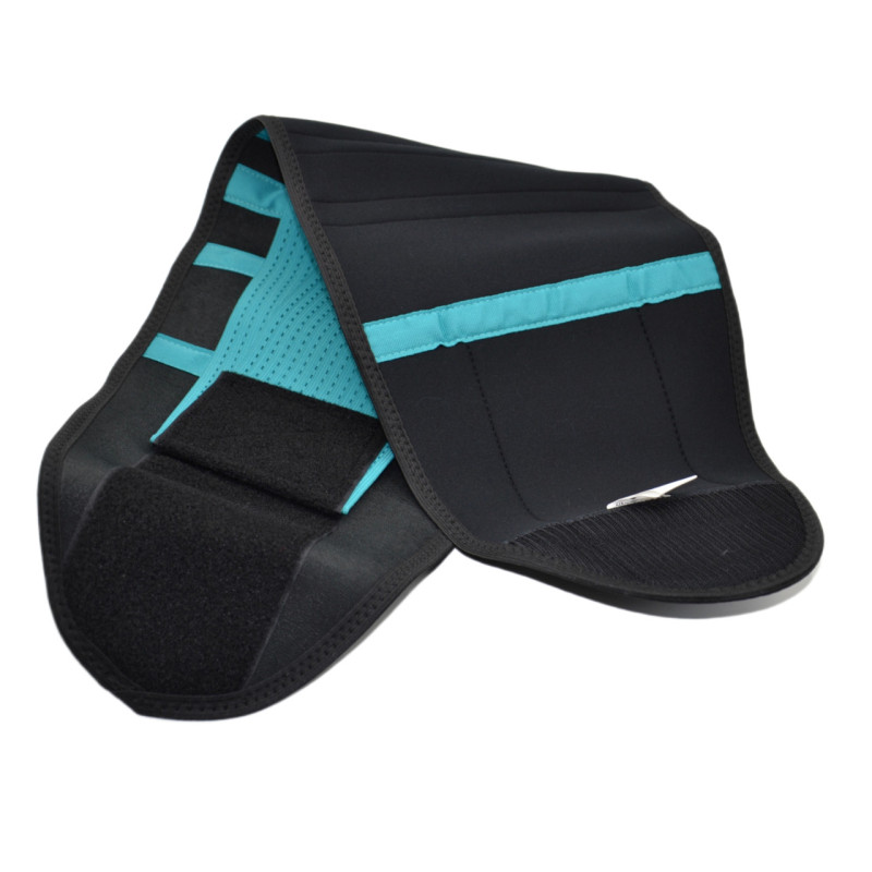 Пояс компрессионный MadMax MFA-277 Slimming belt Black/turquoise S