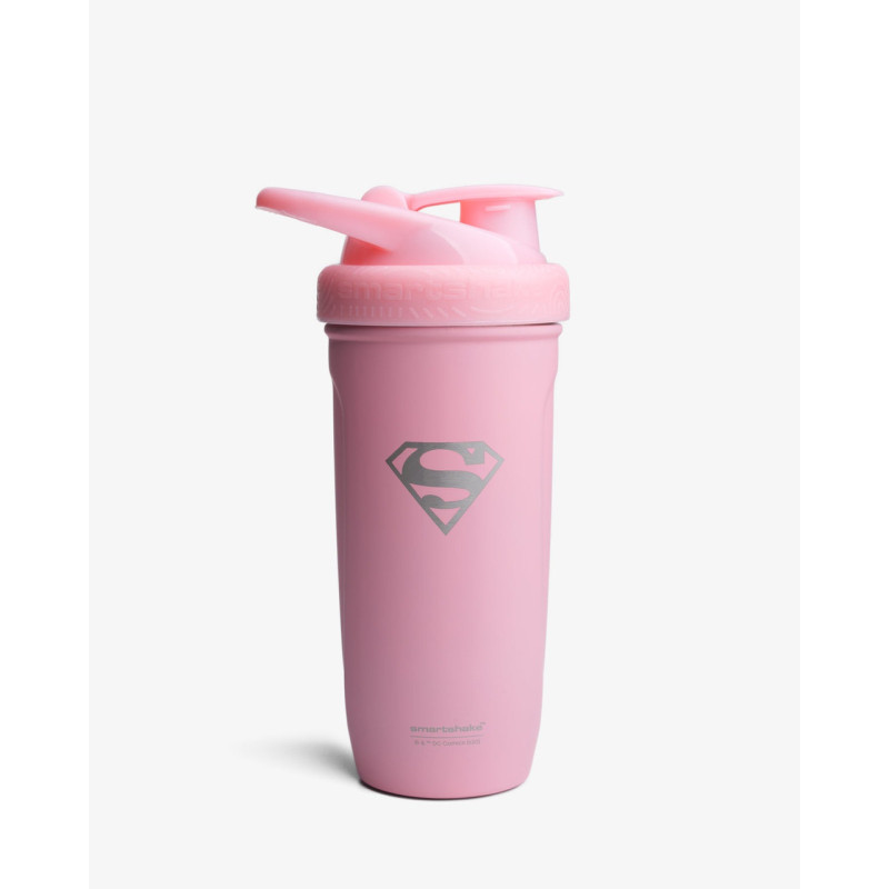 Шейкер спортивный SmartShake Reforce 900ml Supergirl Pink