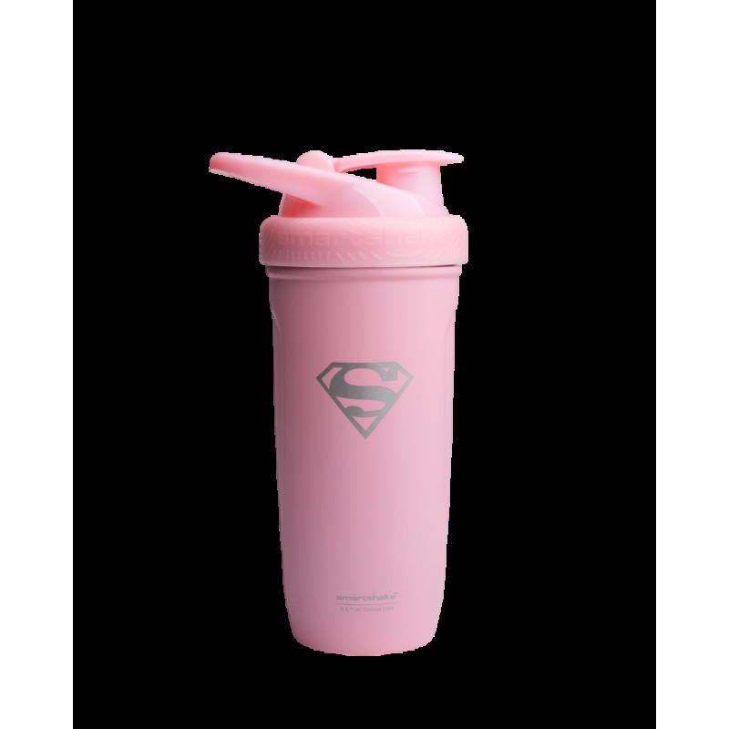Шейкер спортивный SmartShake Reforce 900ml Supergirl Pink