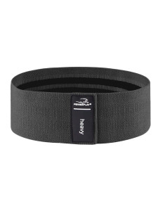 Тканевая резинка для фитнеса и спорта PowerPlay 4111 Hip Band L Light Черная (d_84cm)