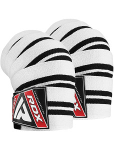 Бинти на коліна RDX K1 GYM Knee Wraps White/Black Plus