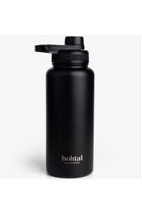 Пляшка для води металева Bohtal Insulated Sports Bottle 960 ml/32 oz Black