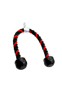 Канат для трицепса з подвійним хватом Power System PS-4041 Triceps Rope Black/Red