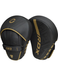 Лапи боксерські RDX F6 KARA Matte Golden