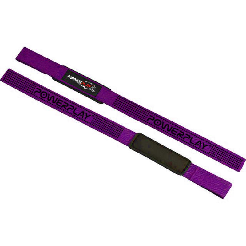 Лямки для тяги PowerPlay 7064 Lifting Gym Straps Фіолетові