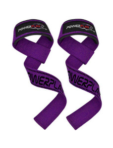 Лямки для тяги PowerPlay 7064 Lifting Gym Straps Фіолетові