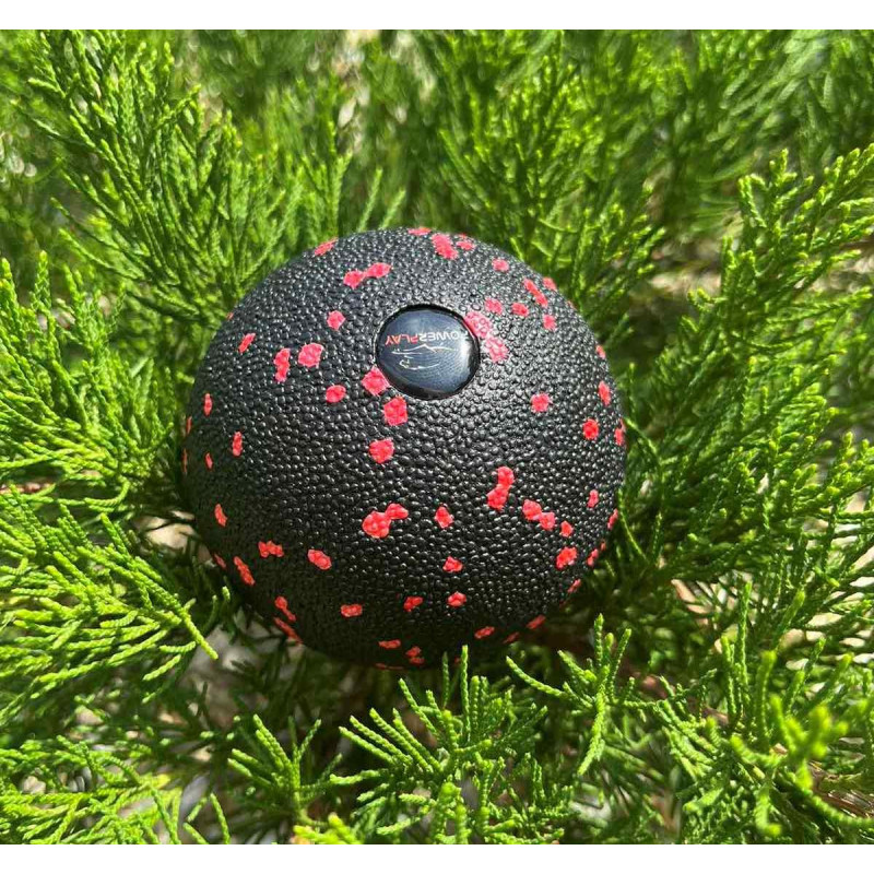Массажный мяч PowerPlay PP-4350 Epp Massage Ball (d8) Черный/Красный