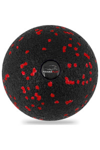 Массажный мяч PowerPlay PP-4350 Epp Massage Ball (d8) Черный/Красный