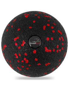 Масажний м*яч PowerPlay PP-4350 Epp Massage Ball (d8) Чорно/Червоний