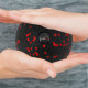 Массажный мяч PowerPlay PP-4350 Epp Massage Ball (d8) Черный/Красный