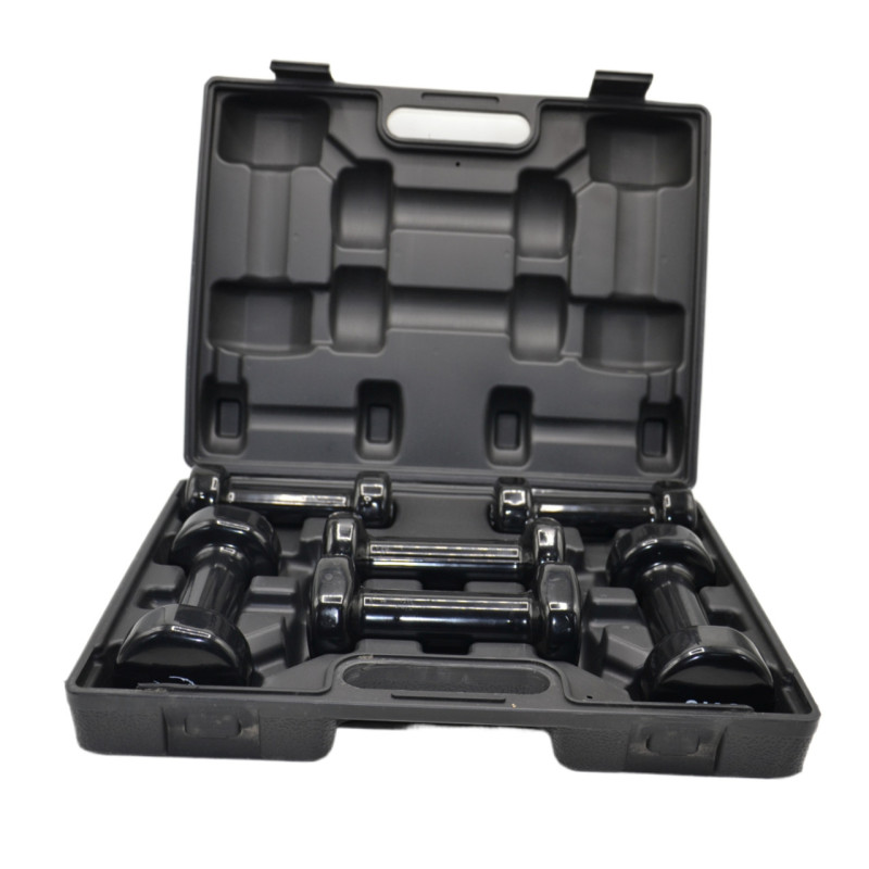 Набір гантелей в кейсі 9 кг. PowerPlay 4121 Fitness Dumbells (2шт.*1кг. 2шт.*1,5кг. 2шт.*2кг.)