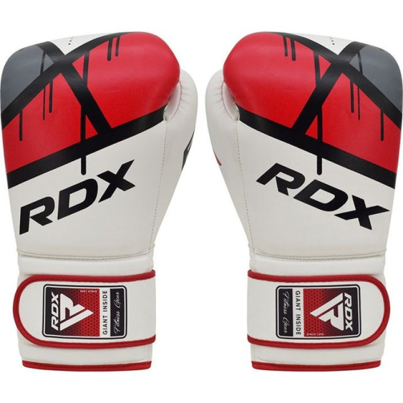 Боксерські рукавиці RDX F7 Ego Red 10 унцій (капа в комплекті)