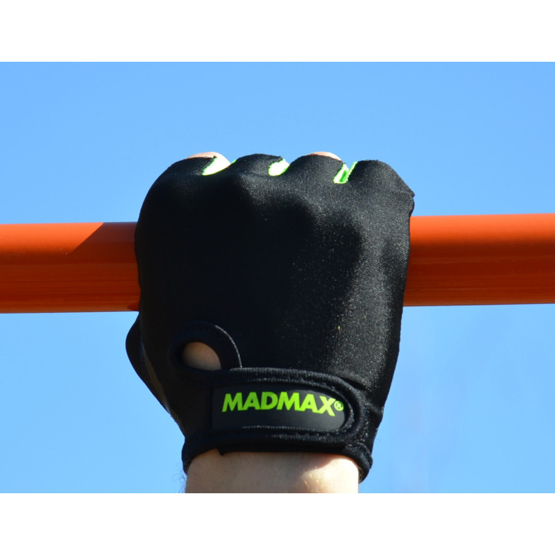Рукавички для фітнесу MadMax MFG-251 Rainbow Green M