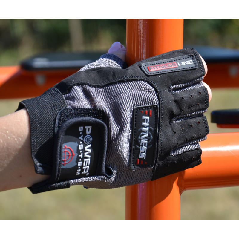 Рукавички для фітнесу Power System PS-2300 Fitness Grey/Black XS