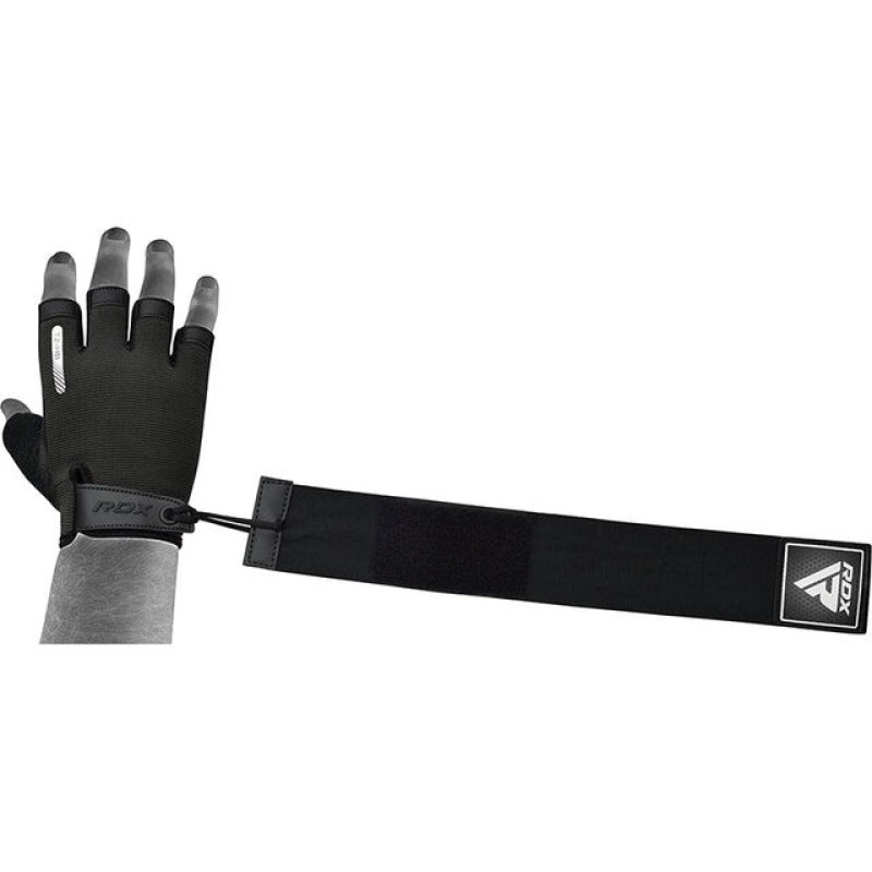Рукавички для фітнесу RDX T2 Half Black S