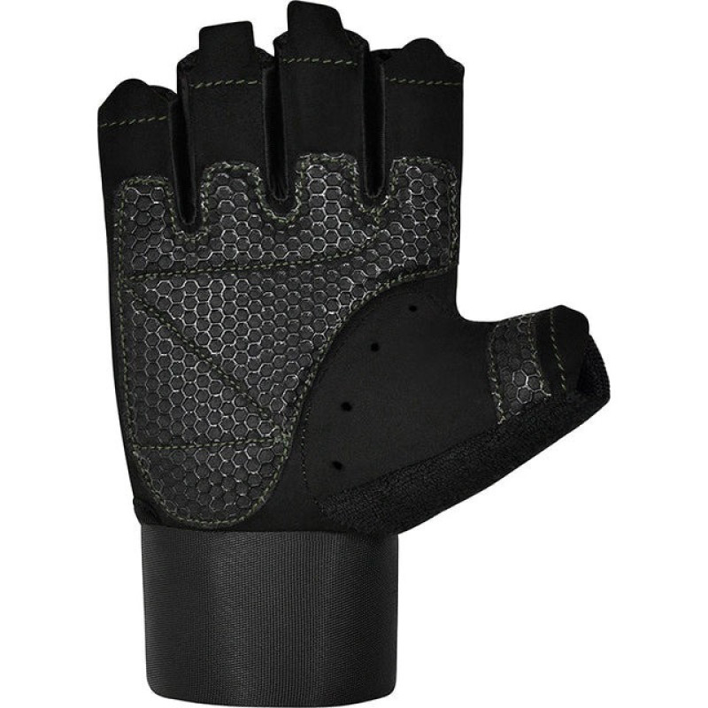 Рукавички для фітнесу RDX W3 BLACK WITH EVA PADDING-L