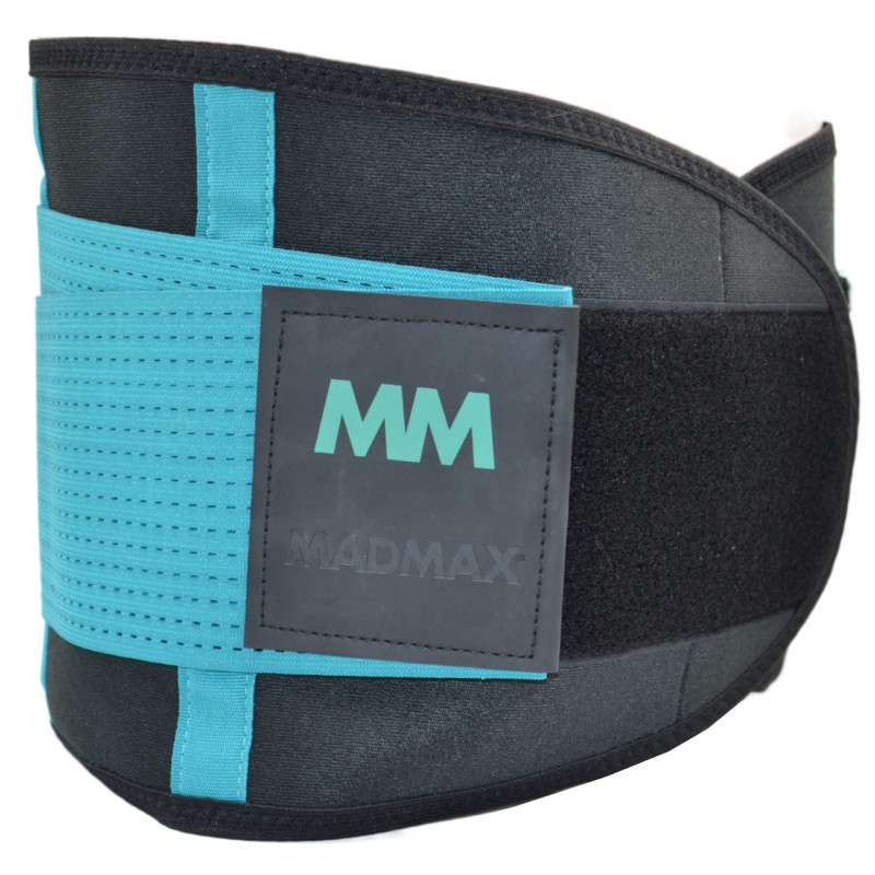 Пояс компрессионный MadMax MFA-277 Slimming belt Black/turquoise M