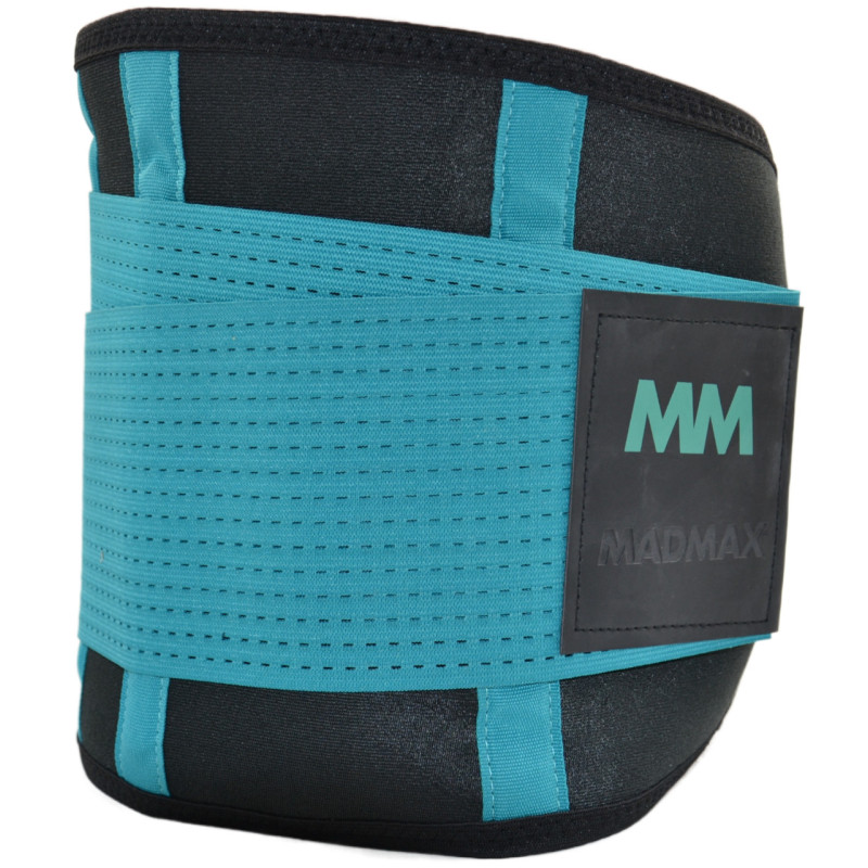 Пояс компрессионный MadMax MFA-277 Slimming belt Black/turquoise M