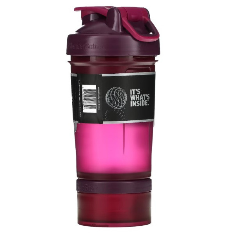 Шейкер спортивний BlenderBottle ProStak 22oz/650ml з 2-ма контейнерами Plum