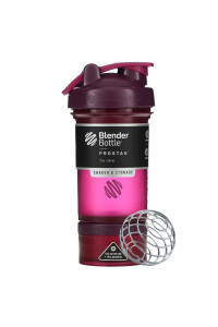 Шейкер спортивний BlenderBottle ProStak 22oz/650ml з 2-ма контейнерами Plum