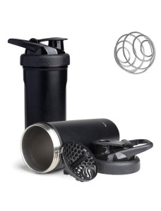 Шейкер спортивный SmartShake металлический Insulated Steel 750ml Black
