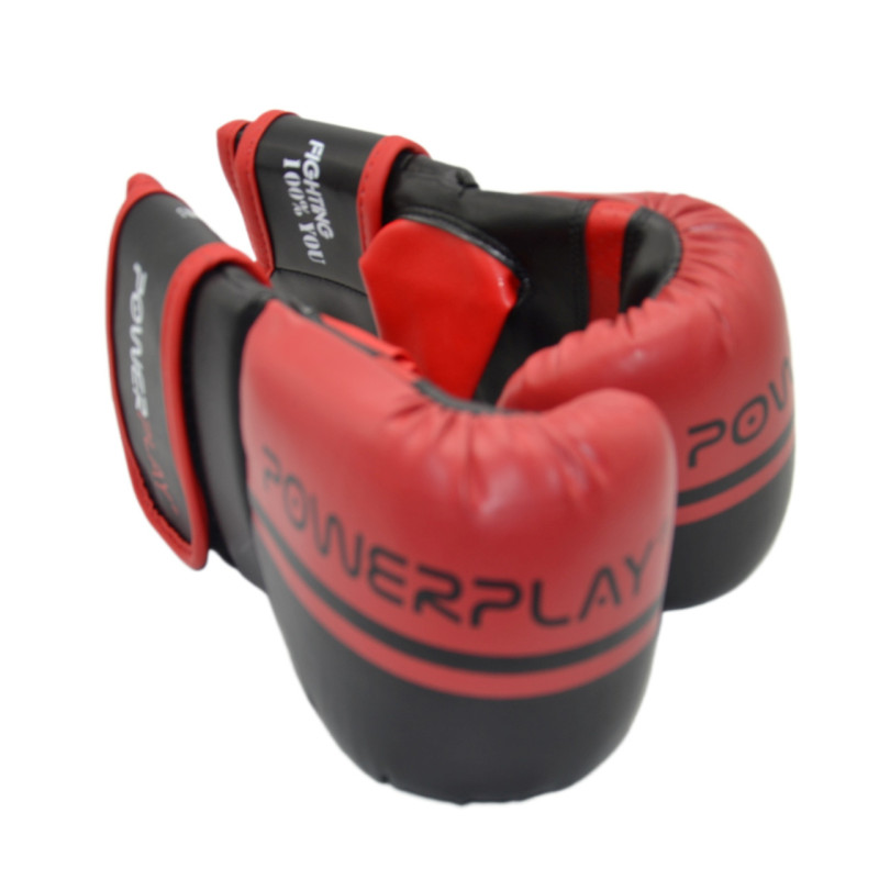 Снарядні рукавиці PowerPlay 3025 Чорно-Червоні S