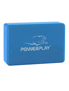 Блок для йоги PowerPlay 4006 Yoga Brick Синій