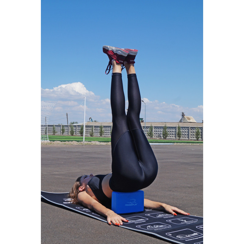 Блок для йоги PowerPlay 4006 Yoga Brick Синій