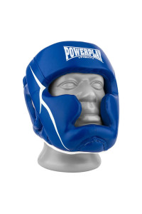 Боксерський шолом тренувальний PowerPlay 3100 PU Синій XL