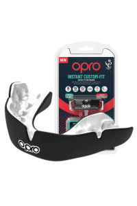 Капа OPRO Instant взрослая (возраст 11+) Black/White (art.102520001)