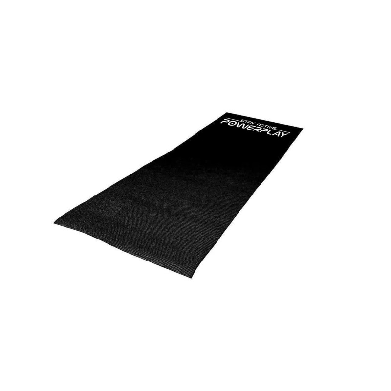 Килимок для йоги та фітнесу PowerPlay 4010 PVC Yoga Mat Чорний (173x61x0.6)