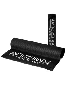 Килимок для йоги та фітнесу PowerPlay 4010 PVC Yoga Mat Чорний (173x61x0.6)