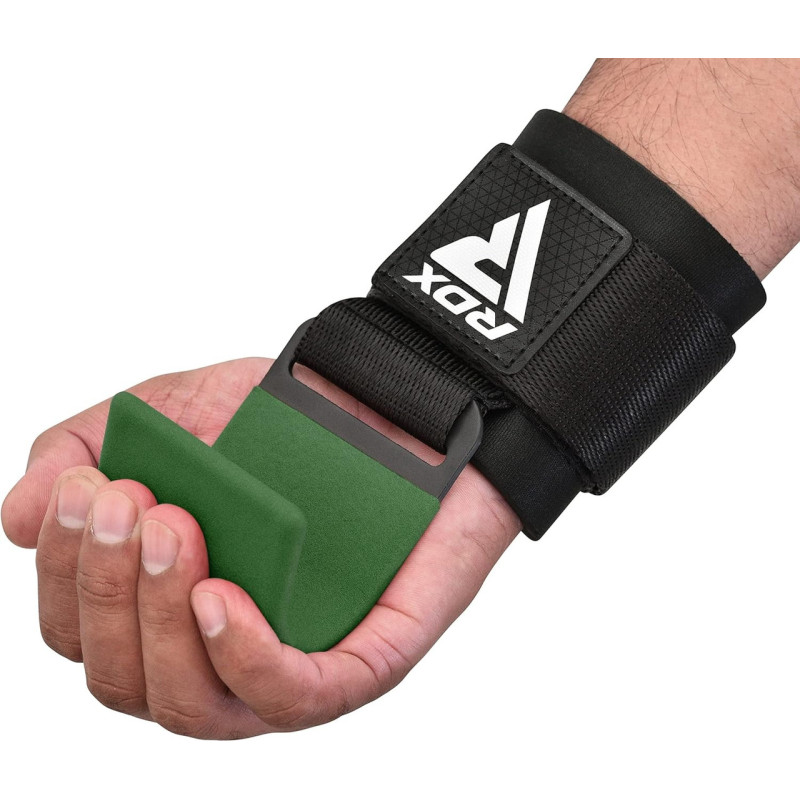 Гаки для тяги на зап*ястя RDX W5 Gym Hook Strap Army Green Plus