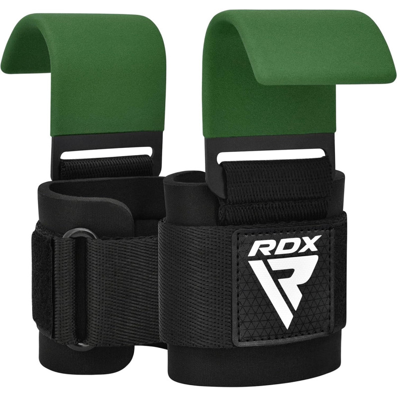 Гаки для тяги на зап*ястя RDX W5 Gym Hook Strap Army Green Plus