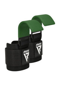 Гаки для тяги на зап*ястя RDX W5 Gym Hook Strap Army Green Plus