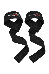 Лямки для тяги PowerPlay 7065 Classic Lifting Gym Straps Чорні