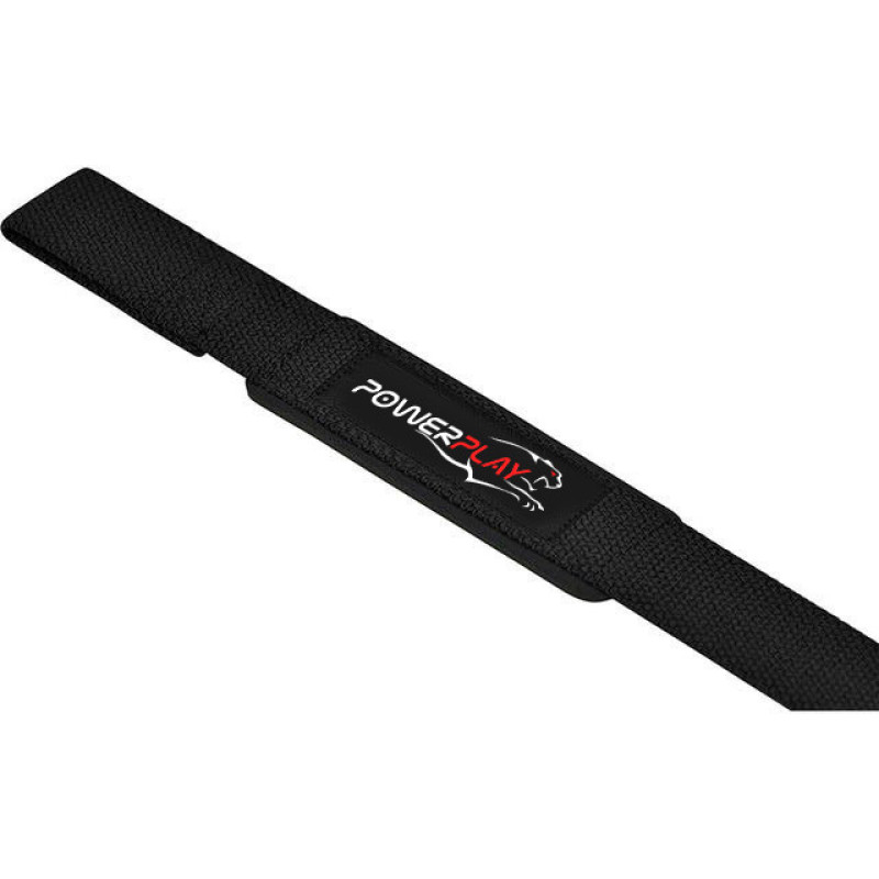 Лямки для тяги PowerPlay 7065 Classic Lifting Gym Straps Чорні