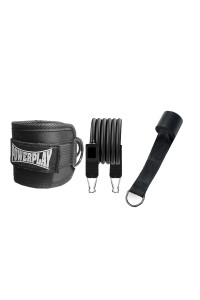 Манжета для тяги PowerPlay 4334 Ankle Strap Чорна