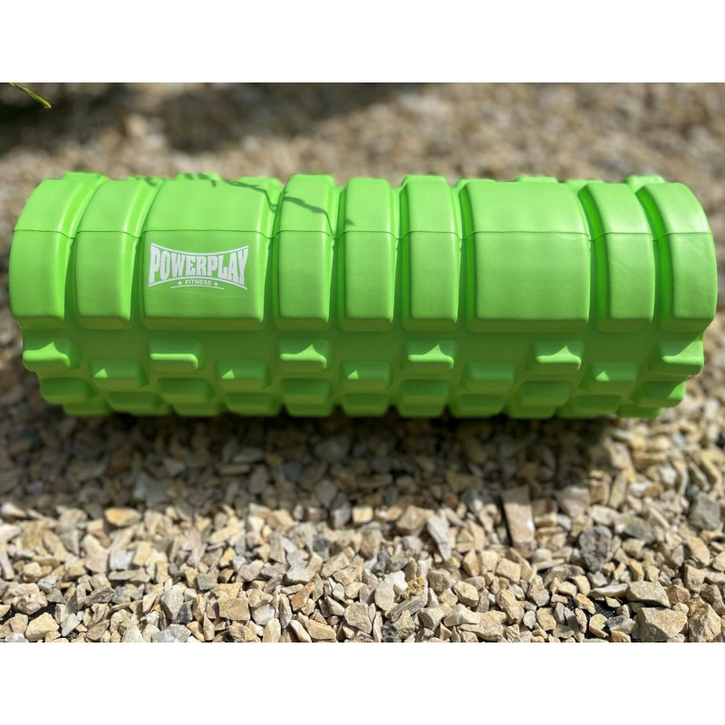 Массажный ролик (роллер) PowerPlay 4025 Massage Roller Зеленый (33x14см.)