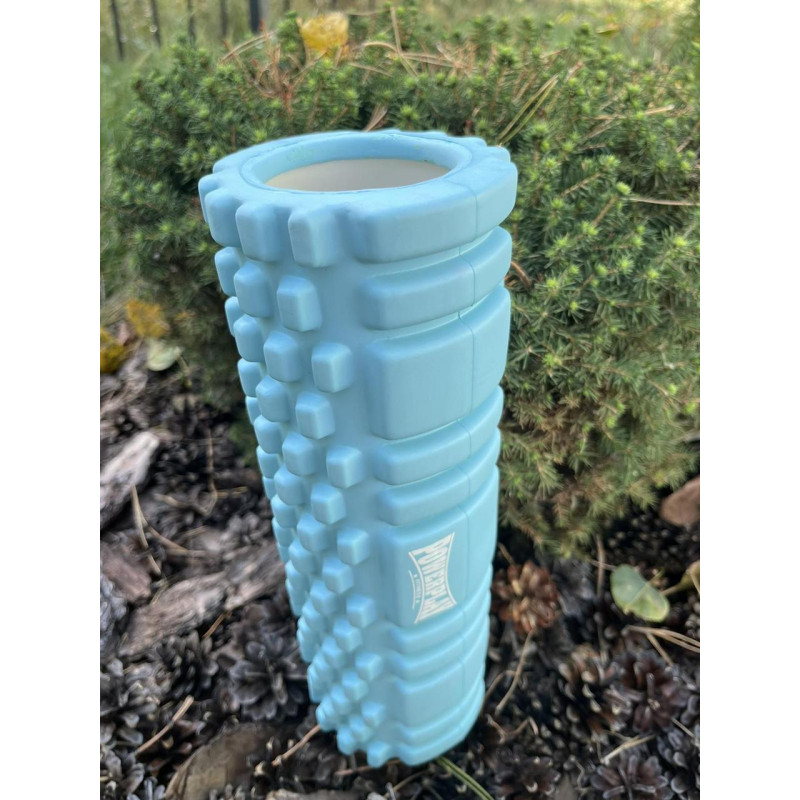 Масажний ролик (роллер) PowerPlay 4342 Massage Roller Синій (30x10см.)