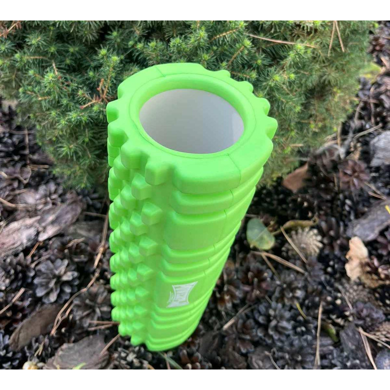 Масажний ролик (роллер) PowerPlay 4342 Massage Roller Зелений (30x10см.)