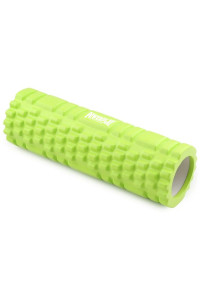 Масажний ролик (роллер) PowerPlay 4342 Massage Roller Зелений (30x10см.)