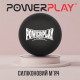 Масажний силіконовий м*яч PowerPlay PP-4354 Silicone Lacrosse Ball (6.3см.) Чорний