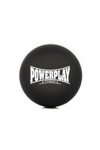 Масажний силіконовий м*яч PowerPlay PP-4354 Silicone Lacrosse Ball (6.3см.) Чорний