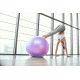 М*яч для фітнесу (фітбол) PowerPlay 4001 ?75 cm Gymball Фіолетовий + помпа
