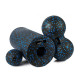 Набір для йоги PowerPlay PP_4008 EPP Foam Roller Set роллер + 2 масажні м*ячі Чорно-синій