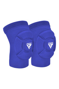 Наколінники спортивні RDX HOSIERY KNEE FOAM K5 BLUE/WHITE-S (пара)