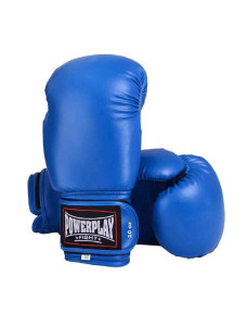 Боксерські рукавиці PowerPlay 3004 Classic Сині 18 унцій