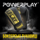 Боксерські рукавиці PowerPlay 3086 Matt Challenger Чорно-Жовті 14 унцій